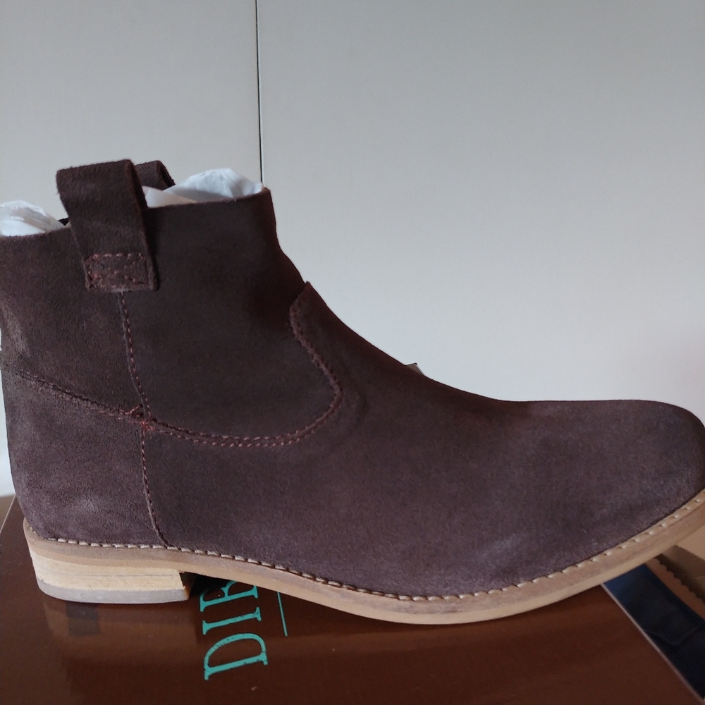 Free Shipping!!!Diba True Dark Brown Suede Ankle Boots